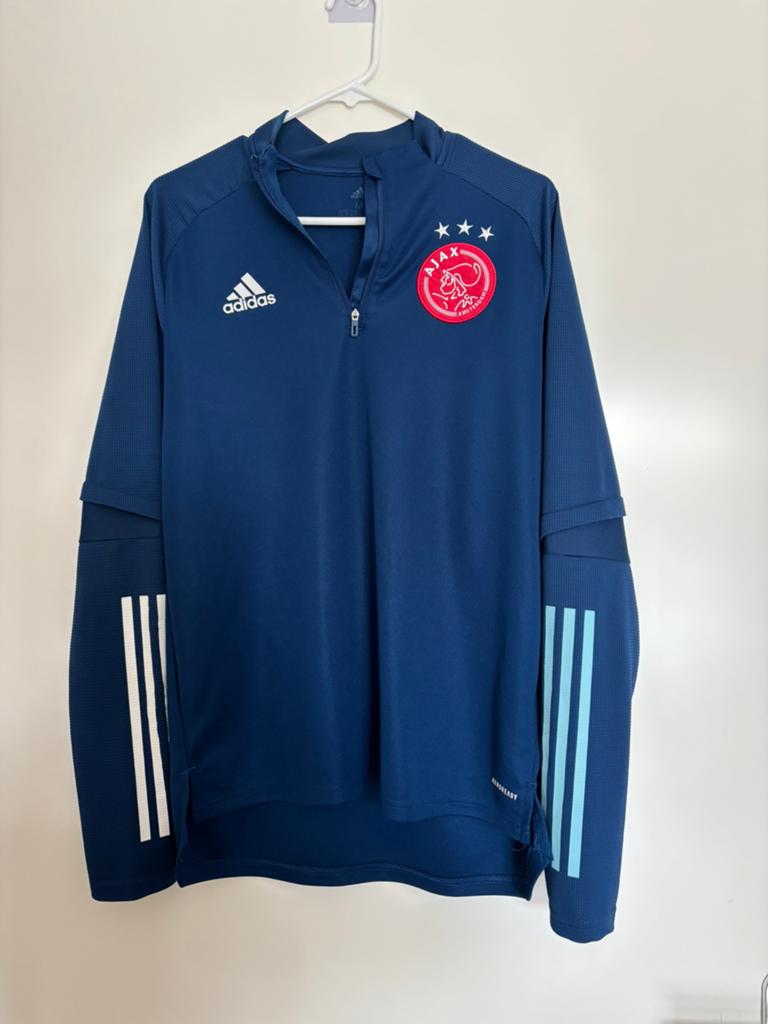 Ajax Amsterdam training top voetbal 2020 2021 Adidas M, Maat M, Ophalen of Verzenden, Zo goed als nieuw, Shirt
