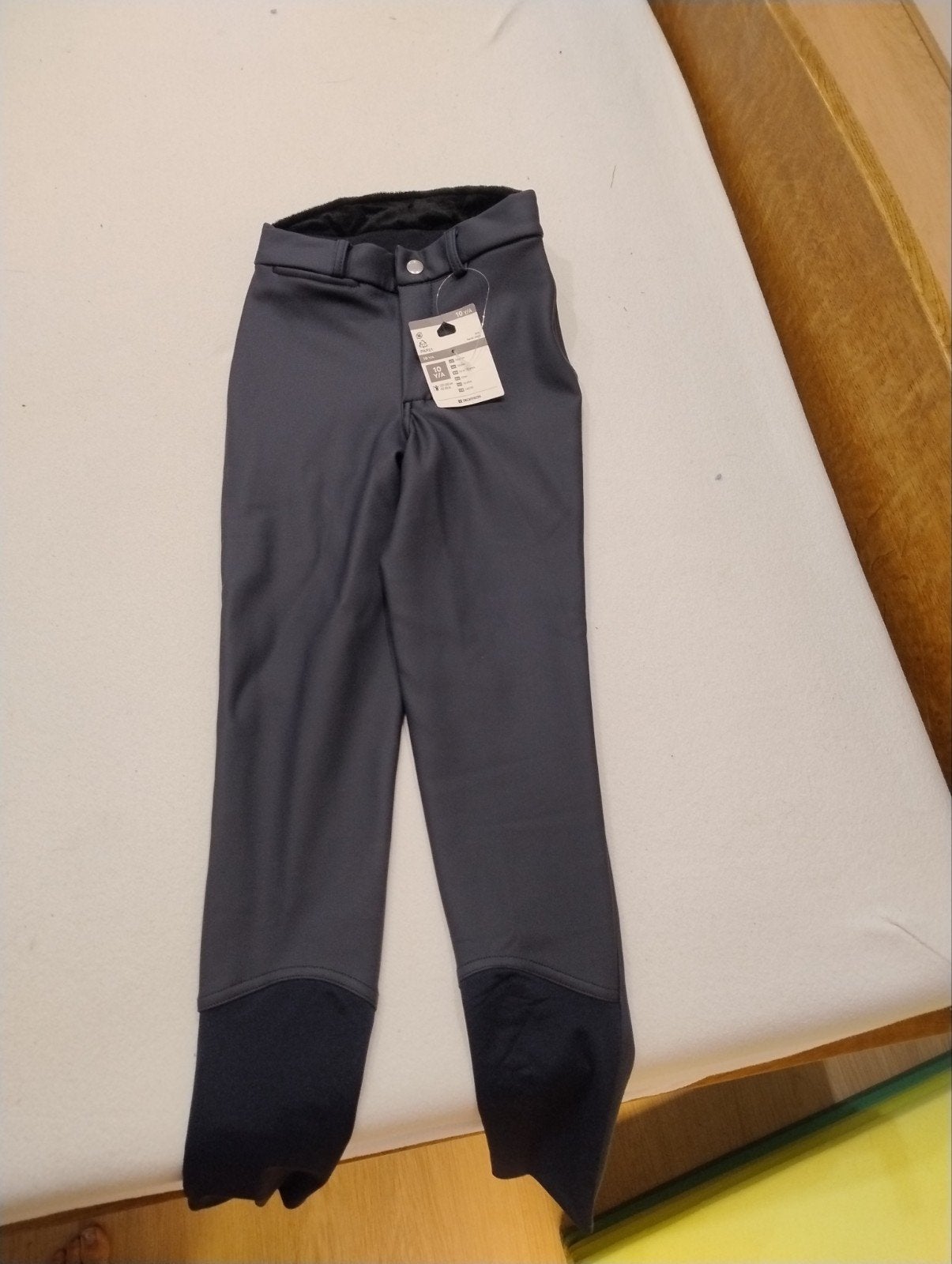 Nieuwe waterdichte paardrijbroek, blauw, maat 140, Dieren en Toebehoren, Paardrijkleding, Blauw, Kinderen, Fouganza, Nieuw