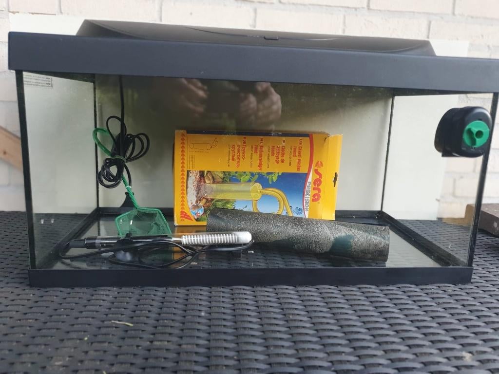 TETRA aquarium (54 liter) met toebehoren, Dieren en Toebehoren, Vissen | Aquaria en Toebehoren, Ophalen, Gebruikt, Leeg aquarium