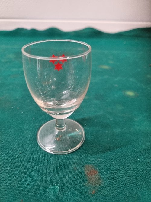 jenever glas drie sterren, Verzamelen, Ophalen of Verzenden, 'T Olde Gre-j, Info@toldegrej.nl, Endepoelstraat 20f Didam
