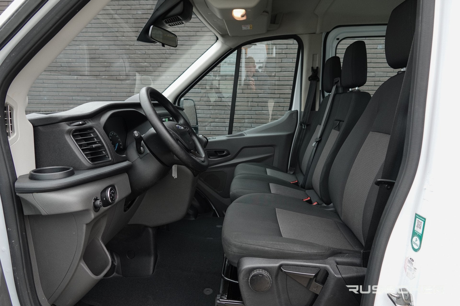 Ford Transit Open Laadbak | L2 | Dubbele Cabine | 2.0Tdci 13, Voorwielaandrijving, Stof, Zwart, 4 cilinders