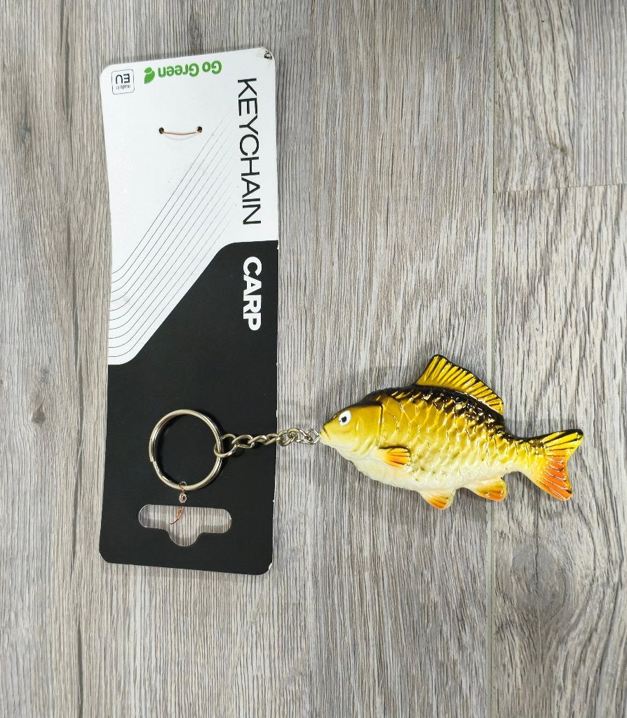 NIEUW Sleutelhanger Karper - Go Green, Watersport en Boten, Ophalen of Verzenden, Nieuw, Overige typen