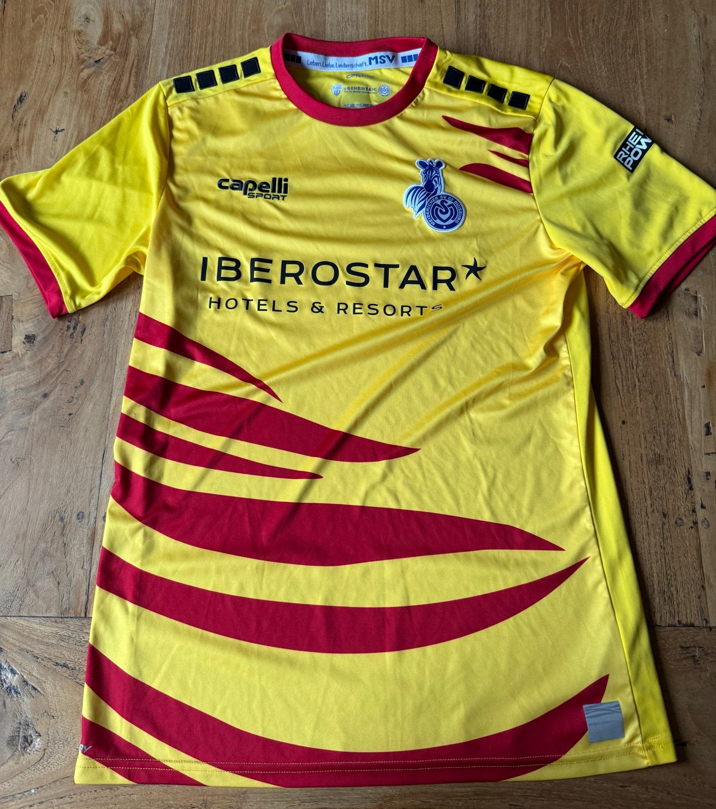 MSV Duisburg Voetbalshirt - Geel/Rood, Geel, Overige typen, Nieuw, Ophalen of Verzenden