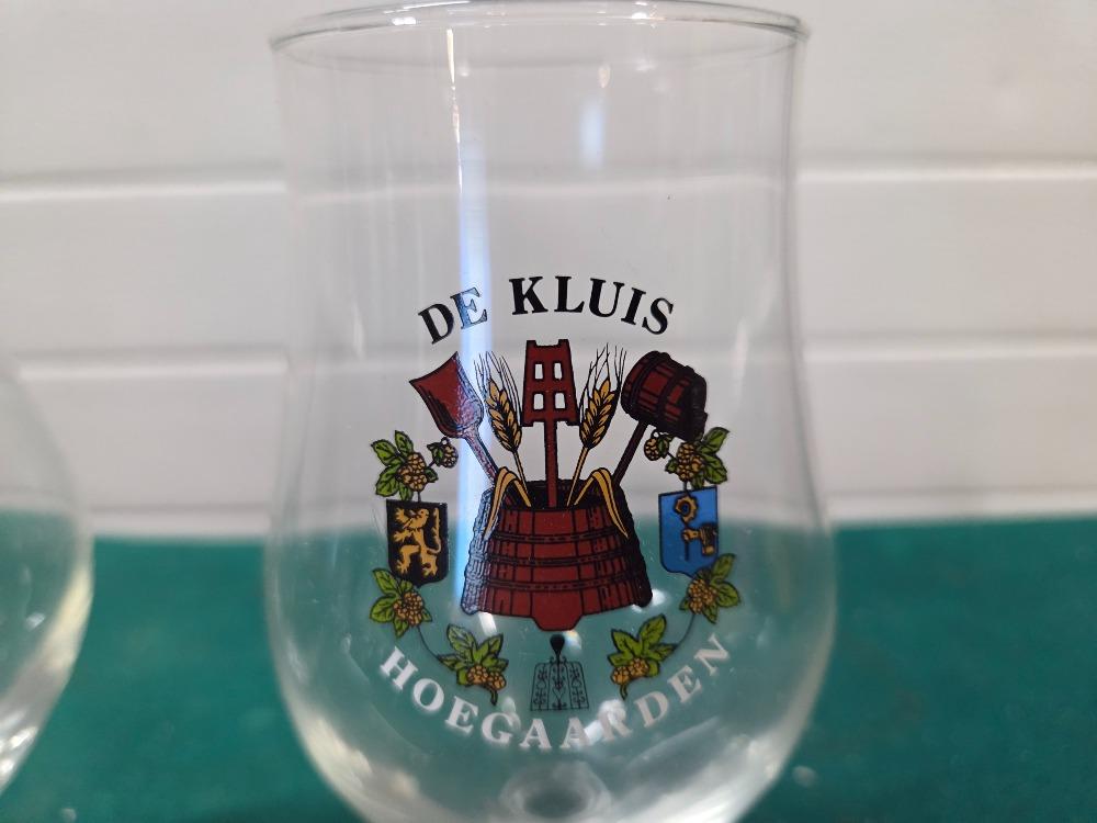 bierglazen hoegaarden de kluis, Verzamelen, Ophalen of Verzenden, 'T Olde Gre-j, Info@toldegrej.nl, Endepoelstraat 20f Didam