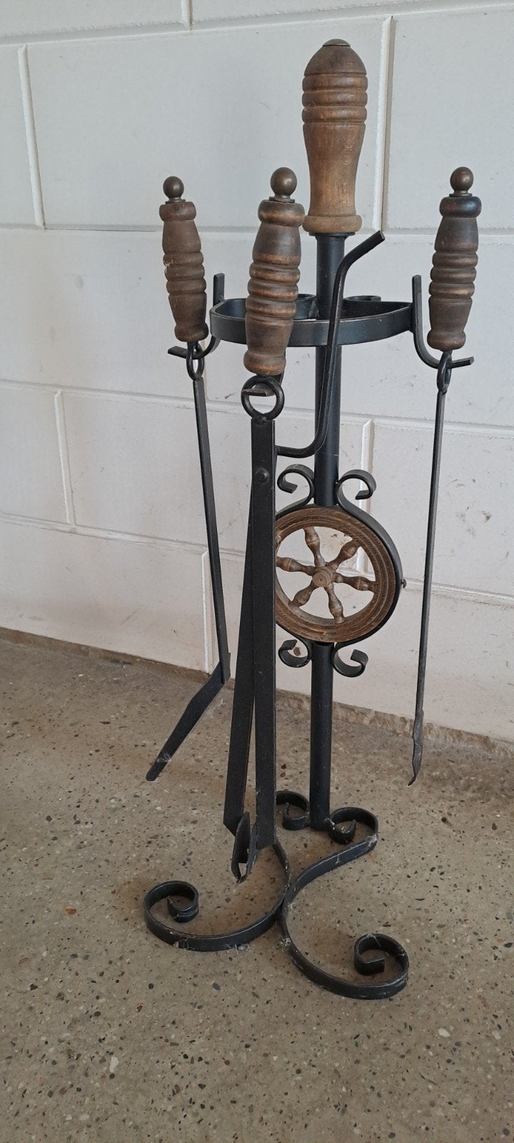 haardstel smeedijzer, Huis en Inrichting, Haarden, Ophalen, Vrijstaande haard, Elektrische haard