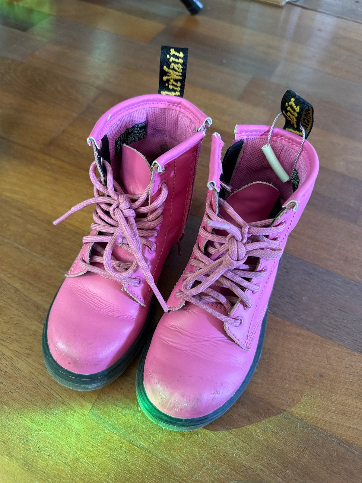 Roze Dr. Martens laarzen maat 28 , eerste eigenaar, Gebruikt, Meisje, Ophalen of Verzenden, Laarzen