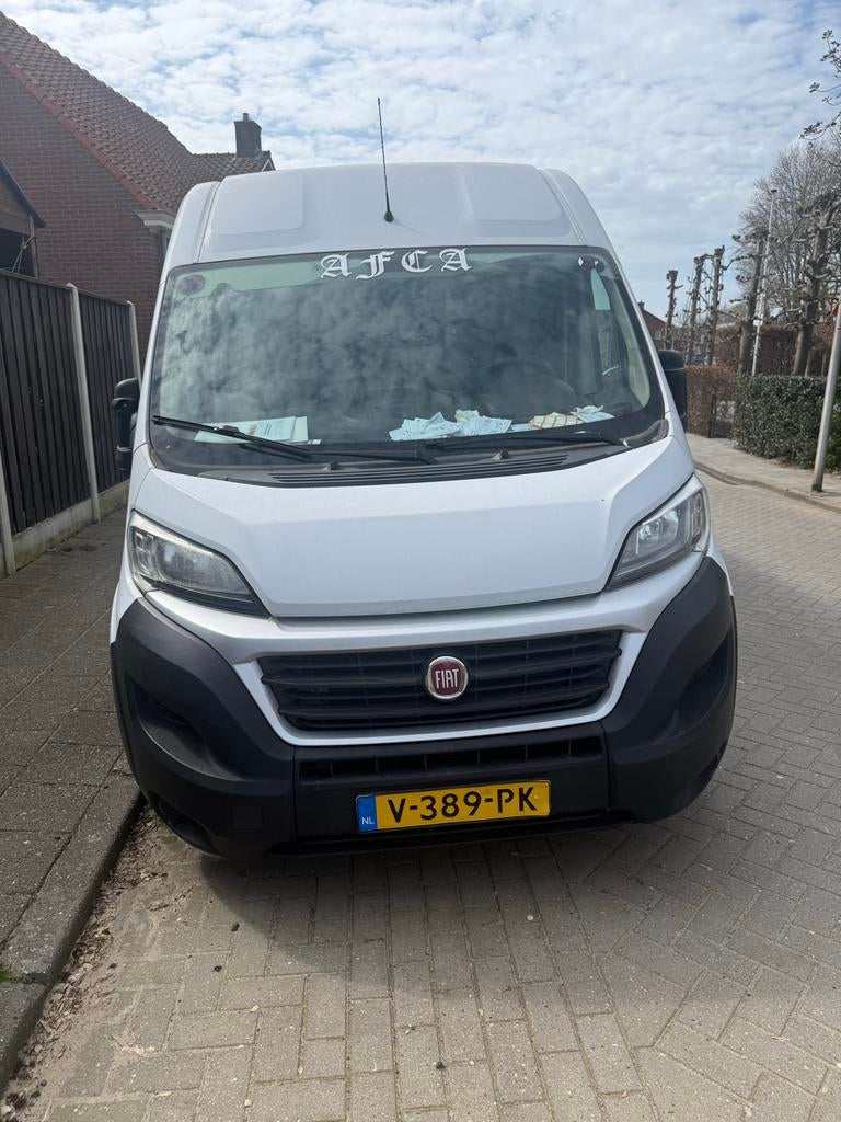 Fiat Ducato GB 3.3T 2.3 MJ 130pk L3h2 403 2018, Voorwielaandrijving, Stof, Euro 6, Wit