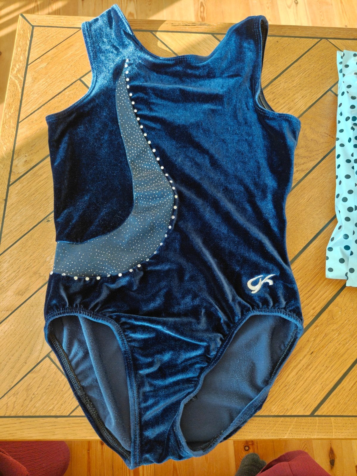 Turnpakje GK maat S, Sport en Fitness, Turnen, Blauw, Maat 36 t/m 42, Ophalen of Verzenden, Zo goed als nieuw