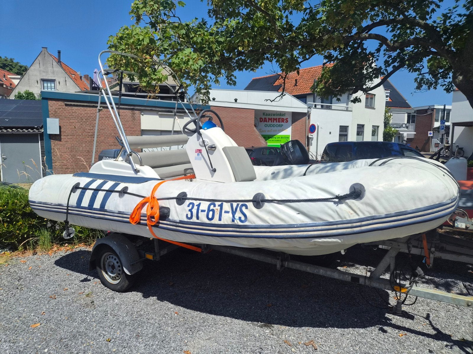 Yacht mate marine 480 + houten sloep, Ophalen