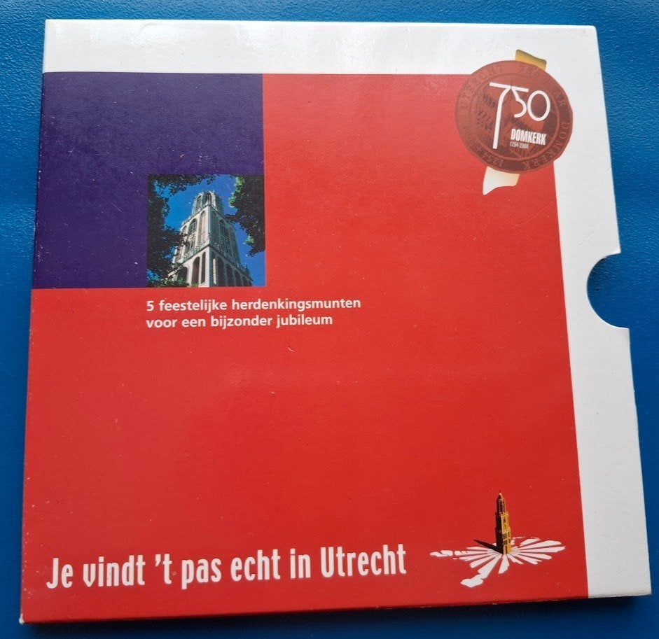 Utrecht Penningenset 750 jaar Domkerk Utrecht - 2004, Verzenden, Overige materialen, Nederland