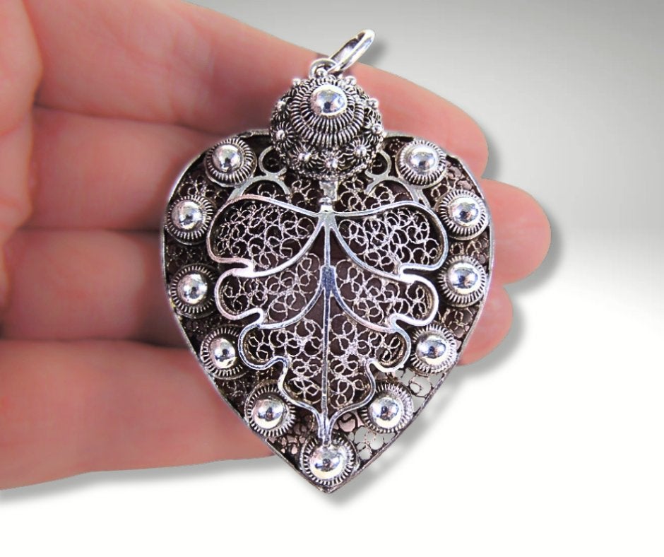 ZELDZAAM grote 835 filigraan zilver ZEEUWSE KNOOP hanger!, Sieraden, Tassen en Uiterlijk, Overige voorstellingen, Verzenden, Zo goed als nieuw