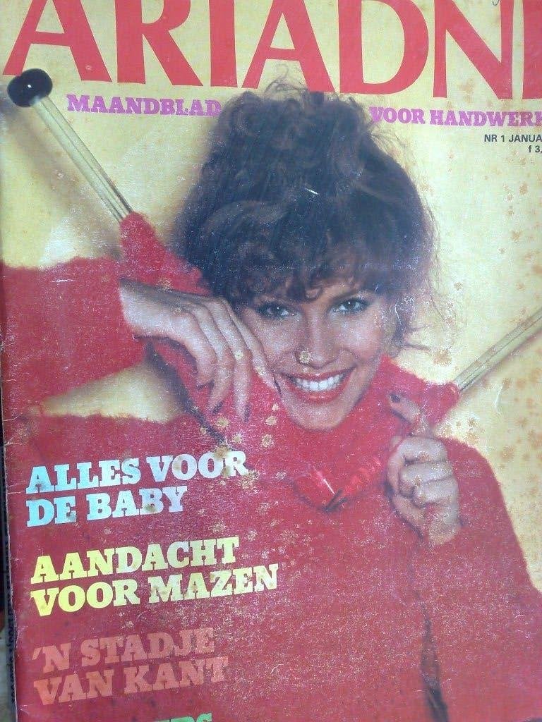 6 x Ariadne Ariadne uit jaargang 1978, Verzenden, Gebruikt, Breien of Haken, Patroon of Boek