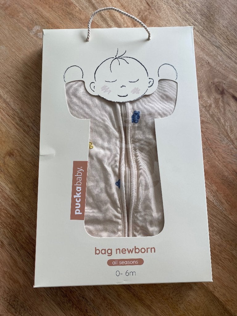 Puckababy newborn slaapzak, Puckababy, Ophalen of Verzenden, Zo goed als nieuw, Meerkleurig