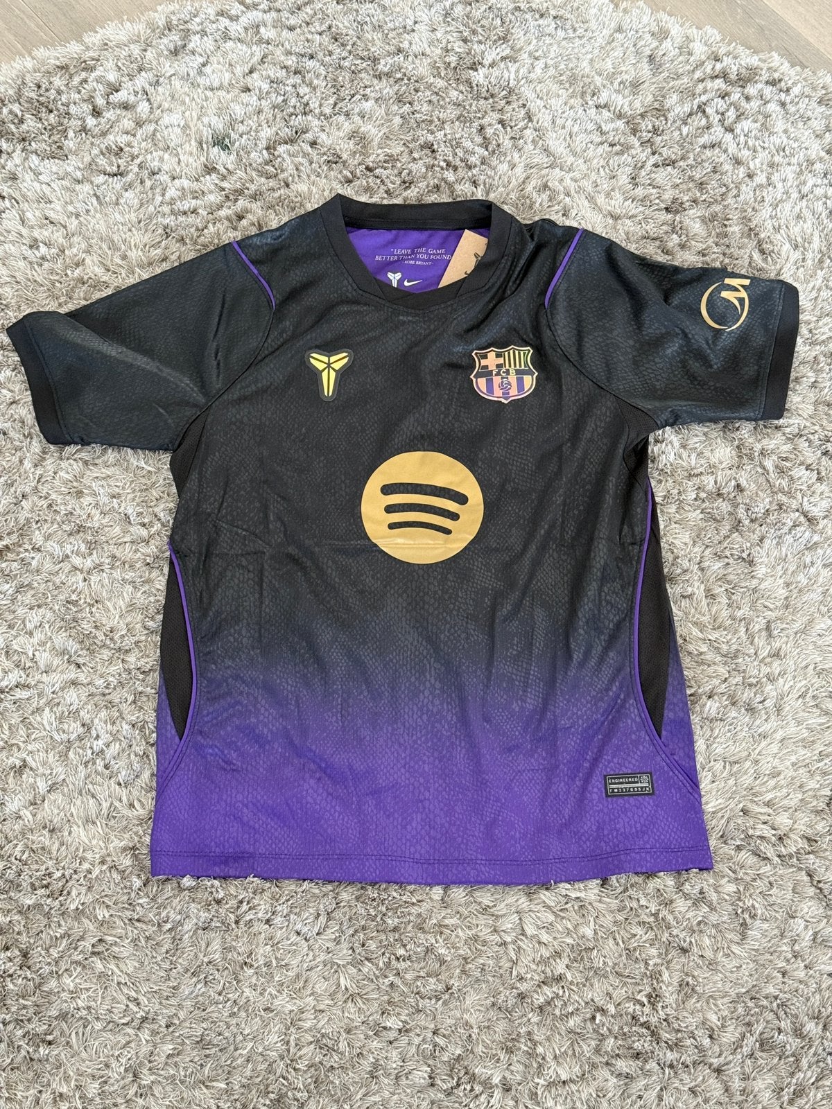 Fc barcelona uitshirt 26/27 x mamba, Maat 48/50 (M), Zwart, Nieuw, Ophalen of Verzenden