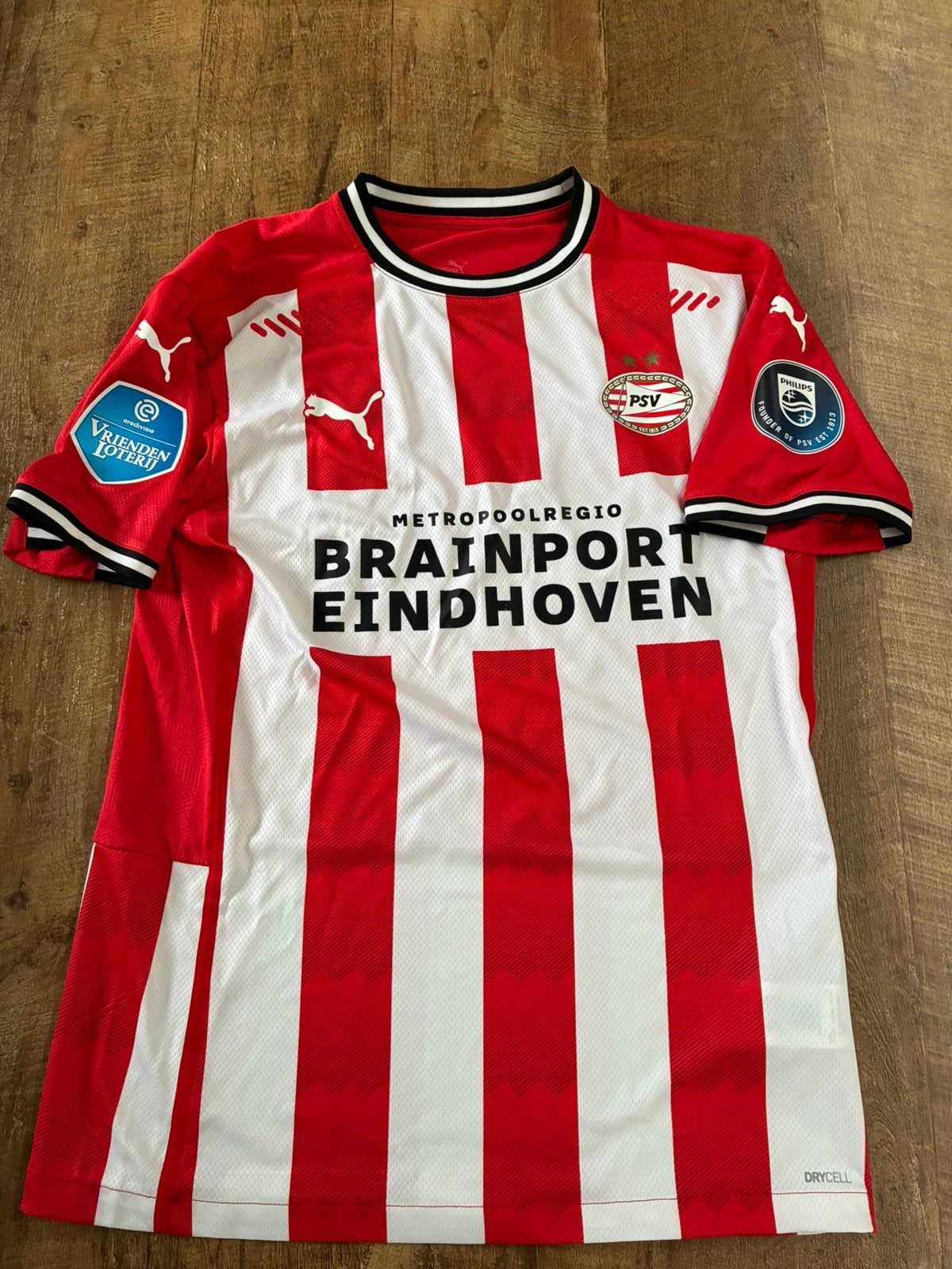 Matchworn psv shirt inclusief handtekening, Maat M, Ophalen of Verzenden, Zo goed als nieuw, Shirt