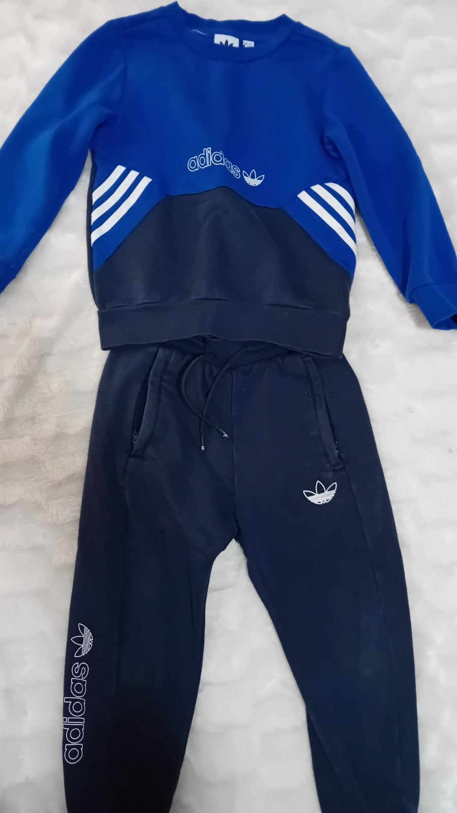 Nike en Adidas trainingspakken voor jongens, maat 116, Ophalen of Verzenden, Gebruikt, Adidas, Jongen of Meisje