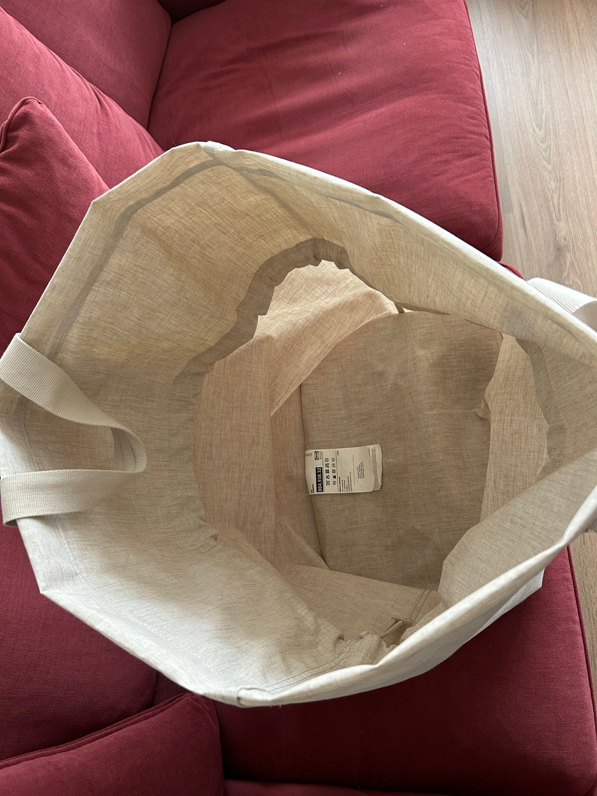 Purrpingla waszak 100L - Grote wastas, Ophalen of Verzenden, Nieuw, Beige, Textiel