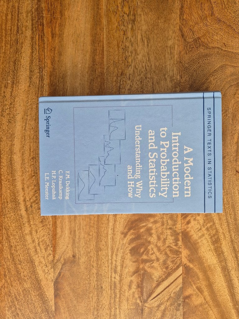 A Modern Introduction to Probability and Statistics, Diverse auteurs, Ophalen of Verzenden, Zo goed als nieuw, Overige onderwerpen