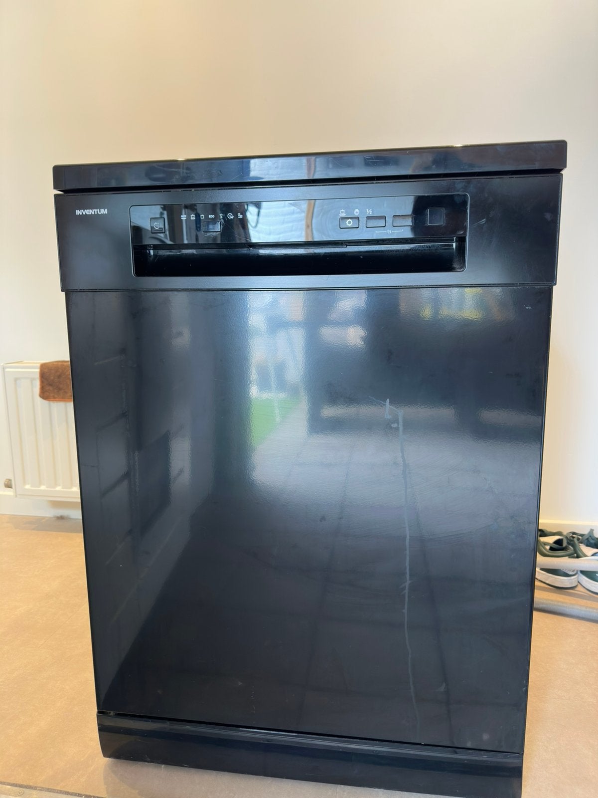 Inventum vaatwasser – weinig gebruikt, garantie t/m. 2029, Witgoed en Apparatuur, Vaatwasmachines, Ophalen, Eco programma, 14 tot 18 liter