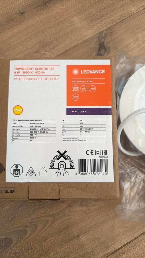 Led verlichting, Ophalen of Verzenden, Nieuw, Metaal of Aluminium, Led
