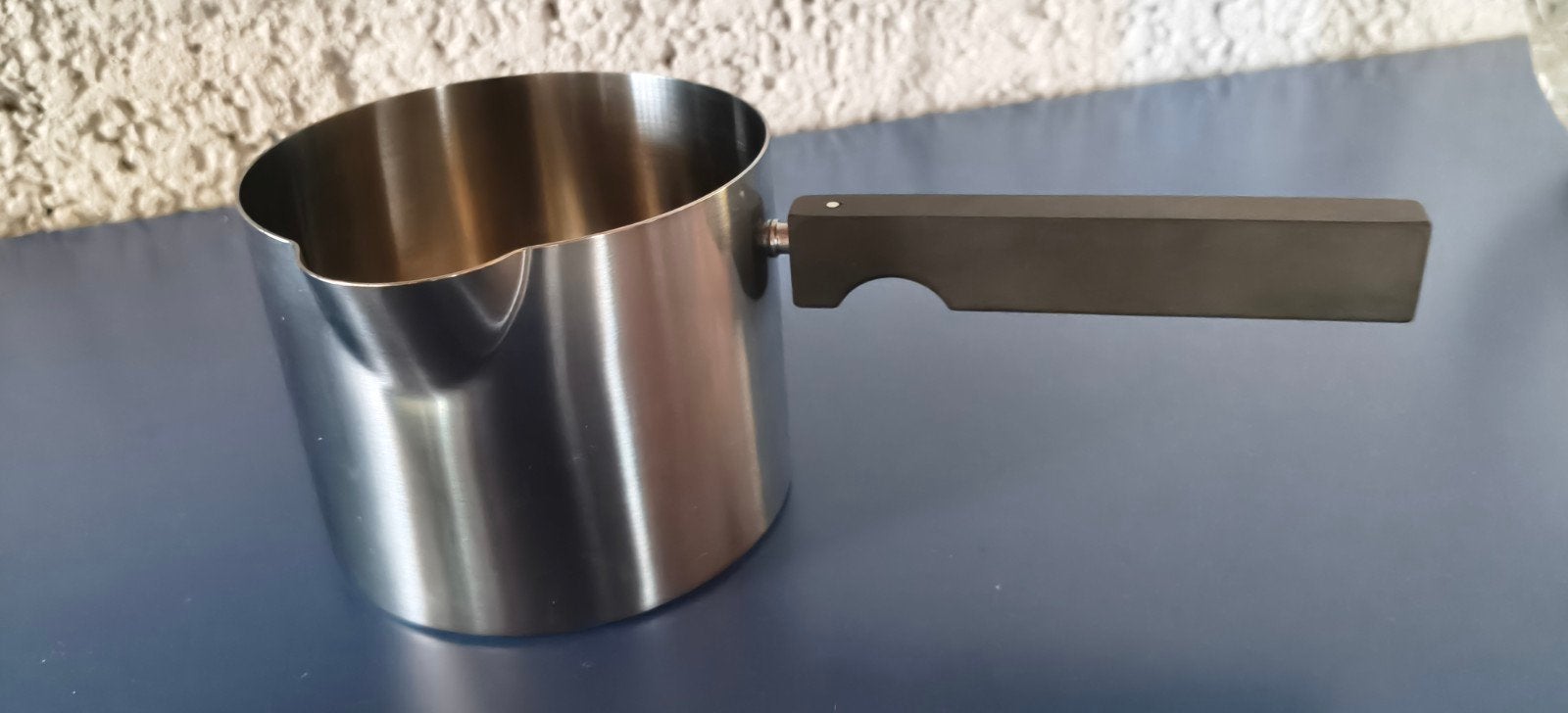 Stelton pannetje RVS Cylinda Stijlvol en duurzaam, designm, Ophalen of Verzenden, Rvs, Kookpan, Overige merken