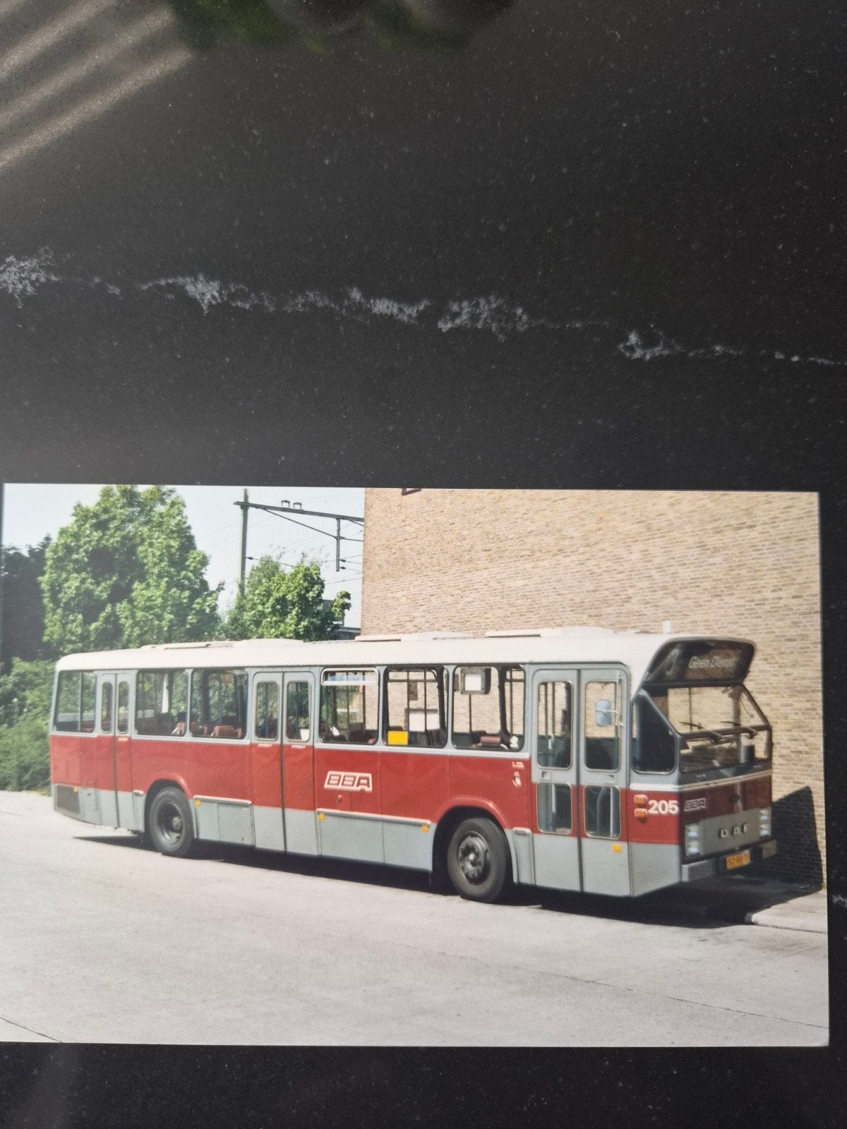 Foto bus BBA 205 10x15 cm, Ophalen of Verzenden