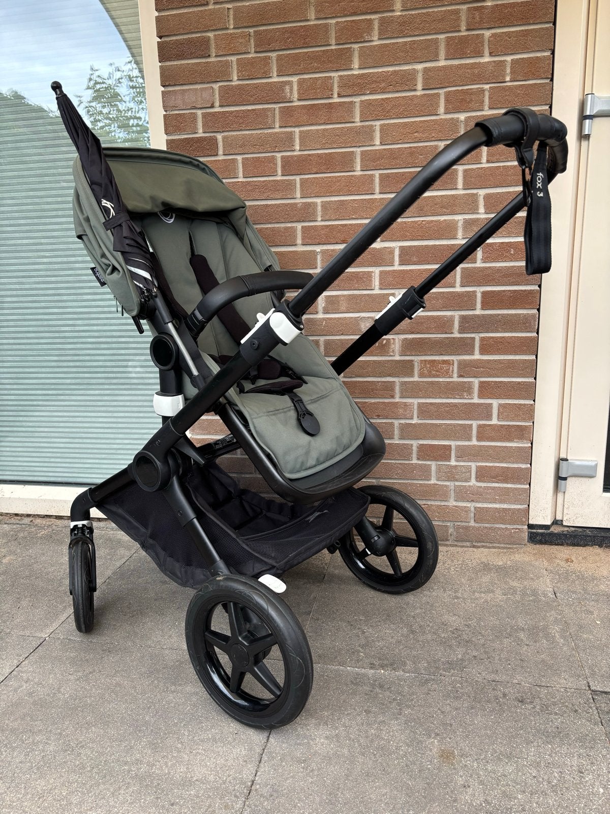 Bugaboo Fox 3 incl. reiswieg, parasol en regenhoes, Kinderen en Baby's, Kinderwagens en Combinaties, Ophalen, Gebruikt, Bugaboo