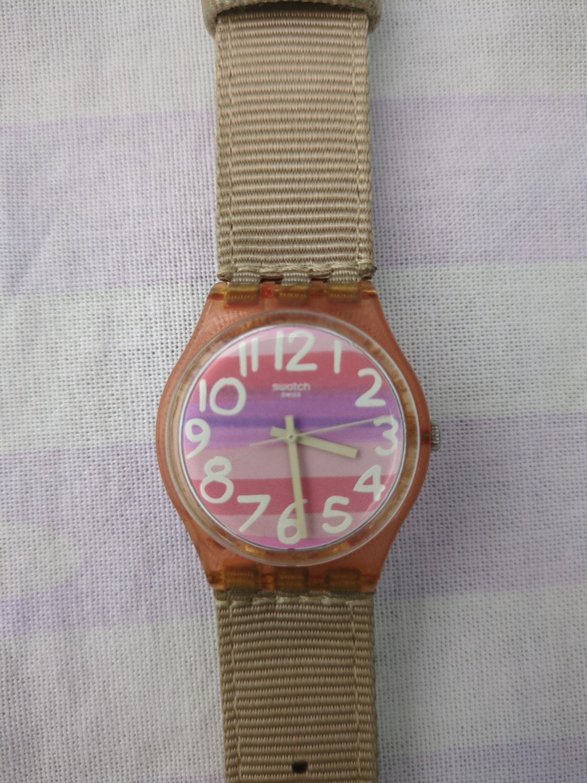 Vrolijke Swatch horloge, Kunststof, Gebruikt, Polshorloge, Swatch