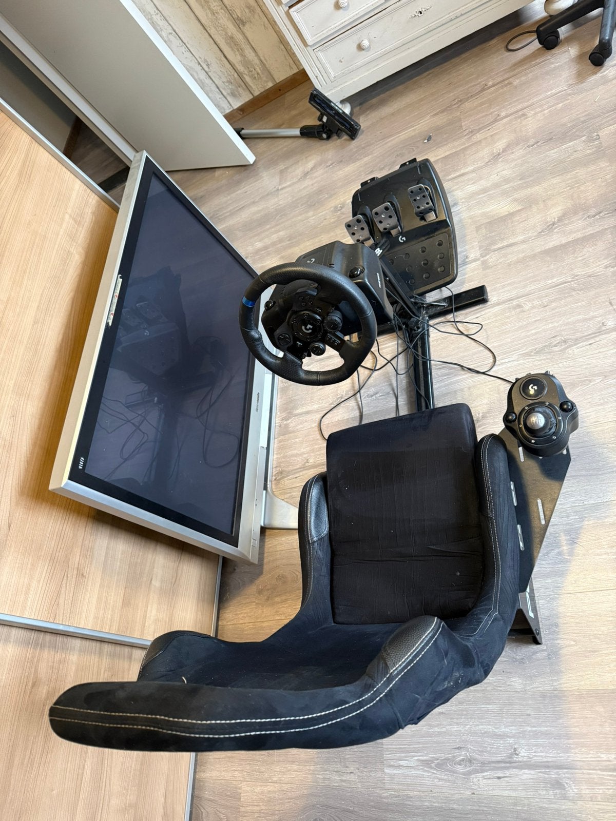 Complete playseat, in/exclusive tv, Ophalen, Zo goed als nieuw, Playseat of Racestoel, PlayStation 1