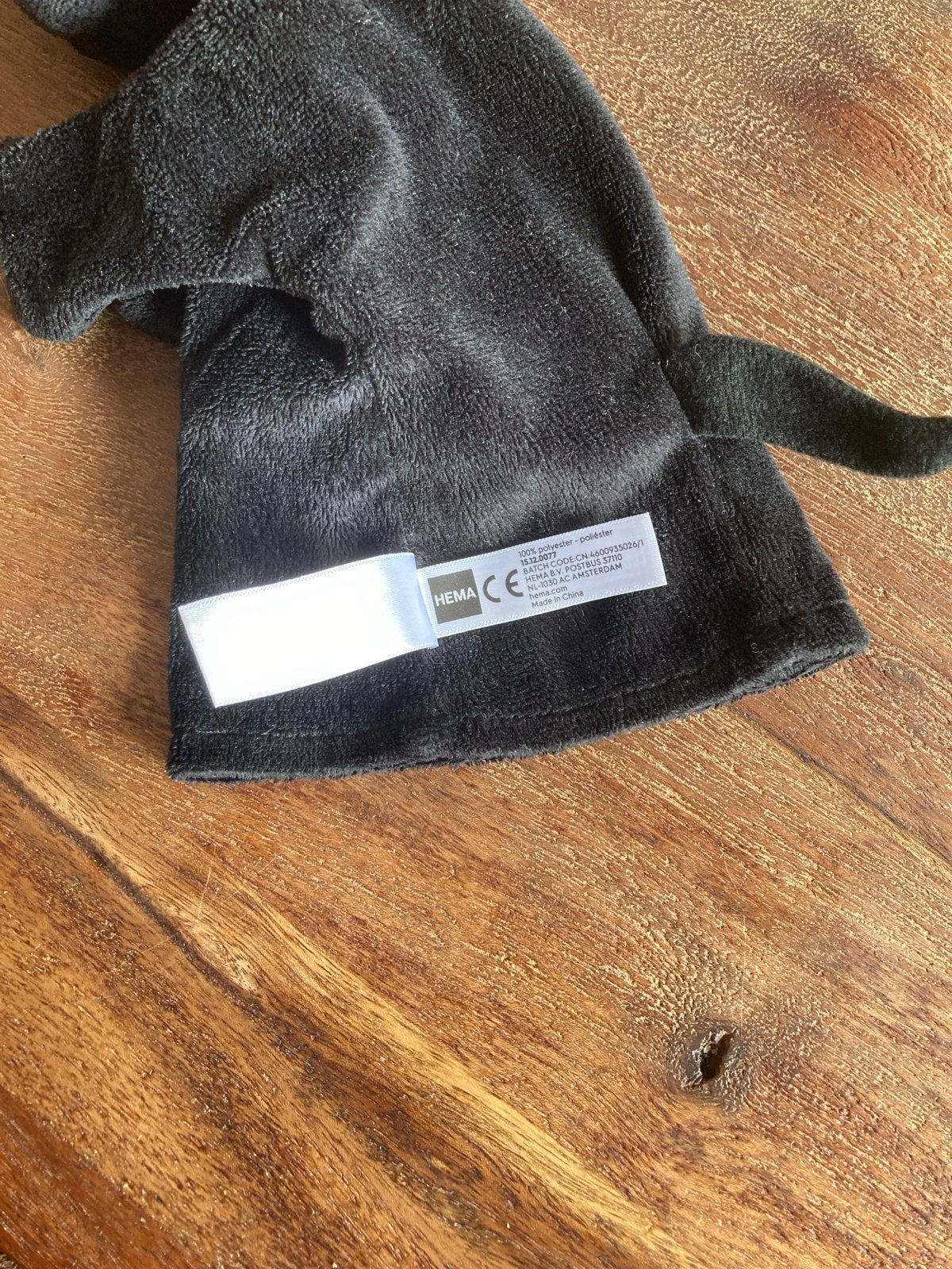 Handpop Takkie van de HEMA - Nieuwstaat, Hema, Overige karakters, Zwart, Middelgroot (20 tot 80 cm)