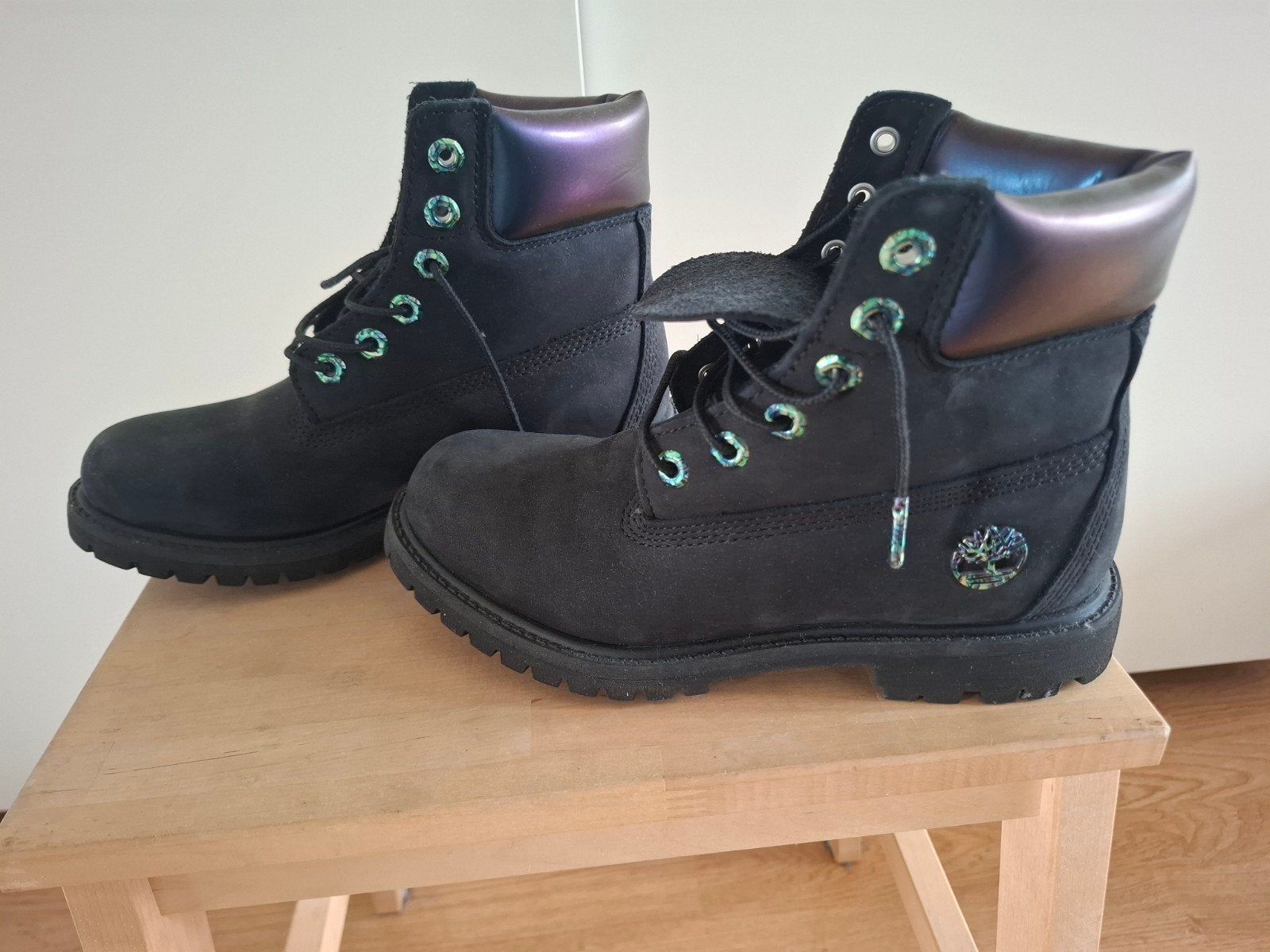 Timberlands boots. Maat 37,5, Zwart, Lage of Enkellaarzen, Ophalen of Verzenden, Zo goed als nieuw