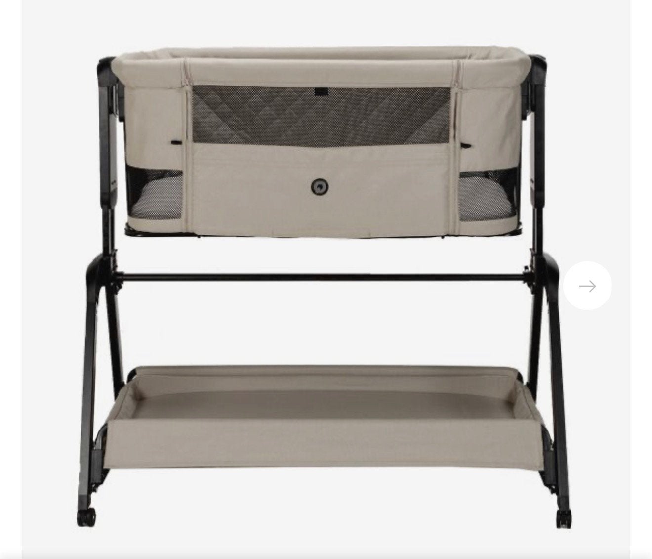 Q-breez plus co-sleeper, Kinderen en Baby's, Ophalen, Zo goed als nieuw, Wieg