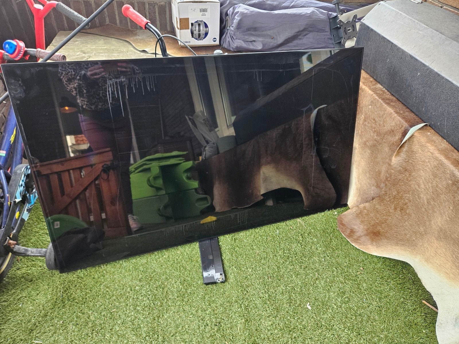 Samsung scherm 55 inch kapot gratis, Ophalen, Gebruikt, Overige merken
