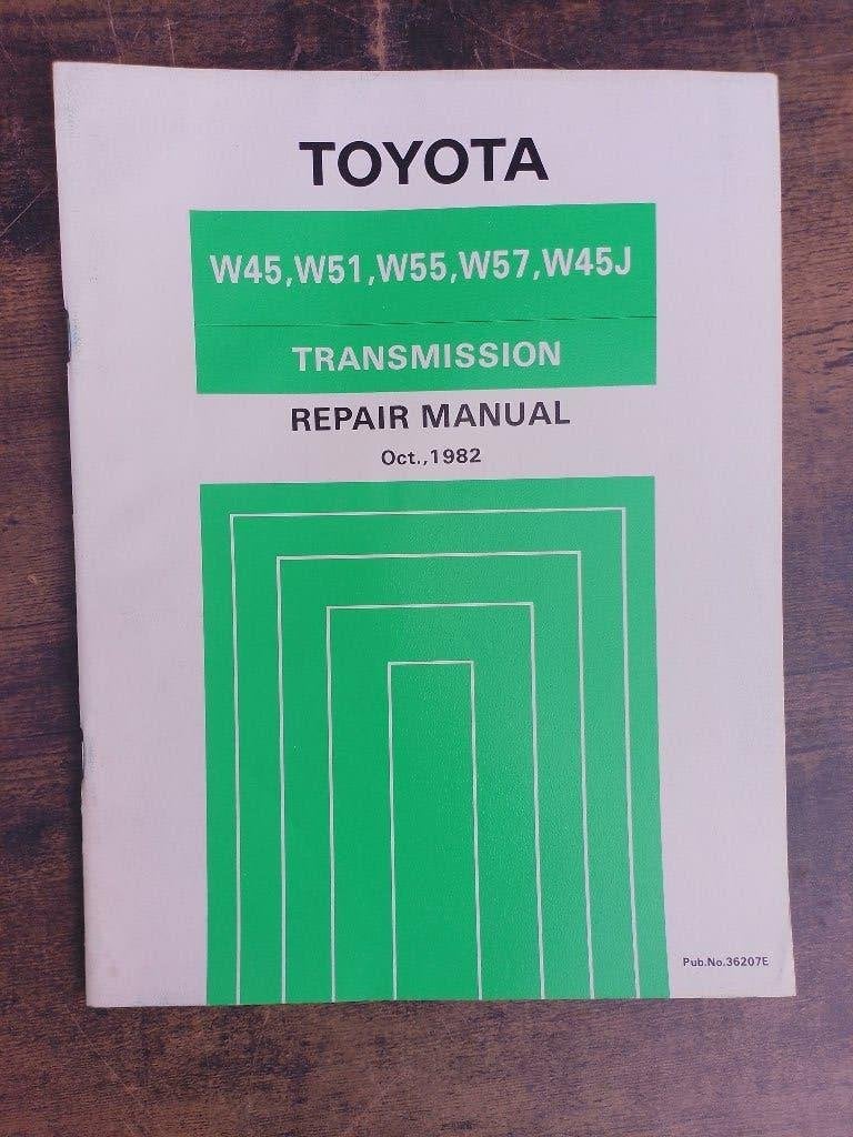 Toyota dealer werkplaatsboek Versnellingsbak W45 W51 W55 57, Verzenden, Gelezen, Toyota