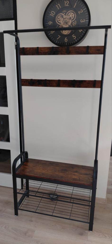 Kapstok, Huis en Inrichting, Woonaccessoires | Kapstokken, Ophalen, Zo goed als nieuw, Hout, Wandkapstok