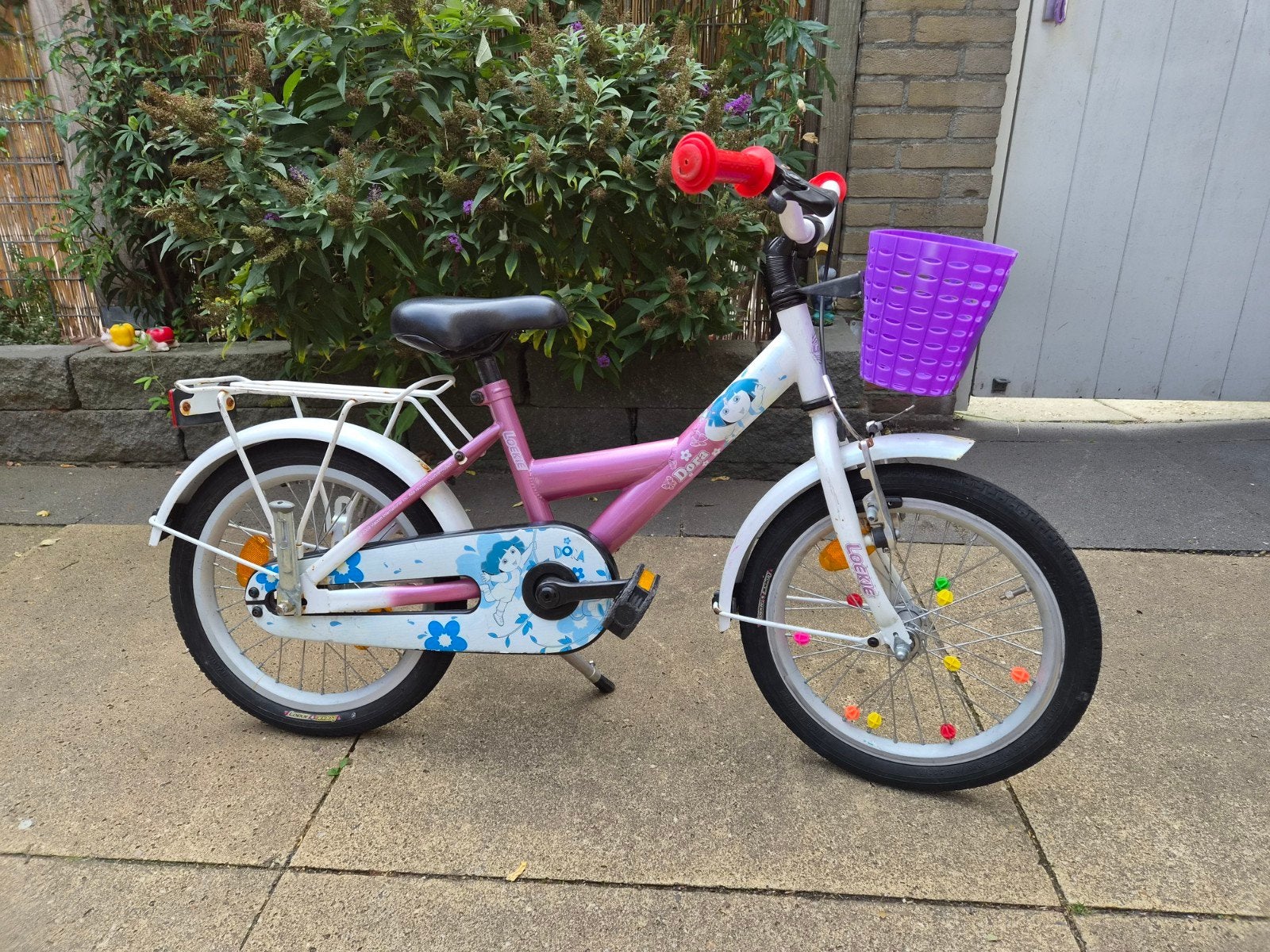 kinderfiets 16 inch, Ophalen, Gebruikt, 16 inch, Loekie
