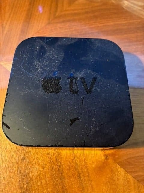 Apple TV mediaspeler HDMI AirPlay streaming box zwart, Ophalen of Verzenden, Gebruikt, HDMI, Minder dan 500 GB
