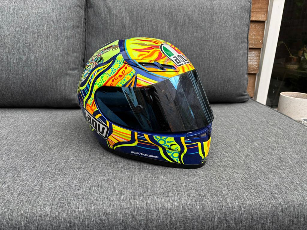 AGV GP-Tech Rossi 5 continents maat xs, XS, Heren, Ophalen of Verzenden, Tweedehands