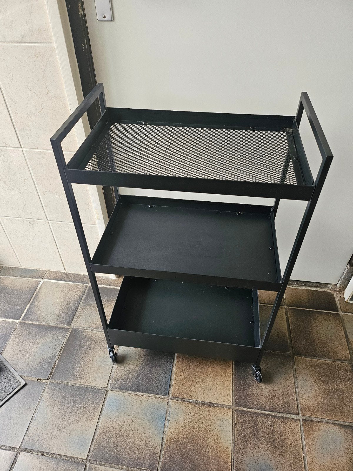IKEA trolley met 3 planken, Ophalen, Gebruikt