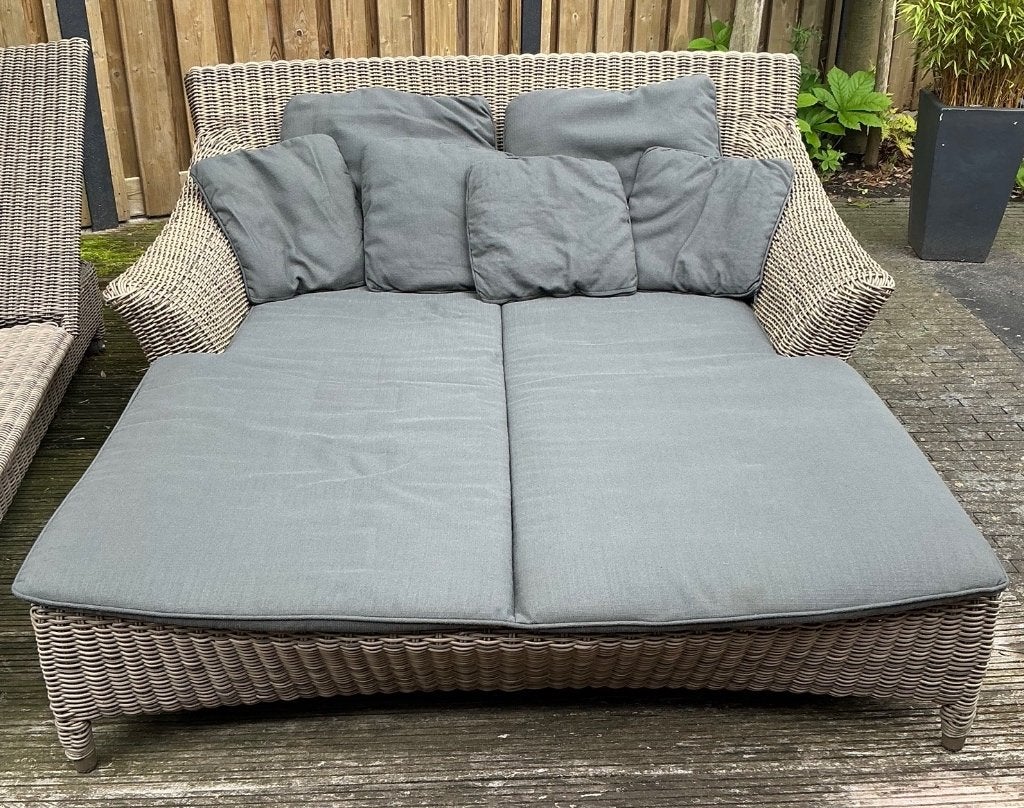 Ligbed , 2 persoons , 4 seasons , valentine , pure, Tuin en Terras, Tuinmeubel-accessoires, Ophalen, Gebruikt