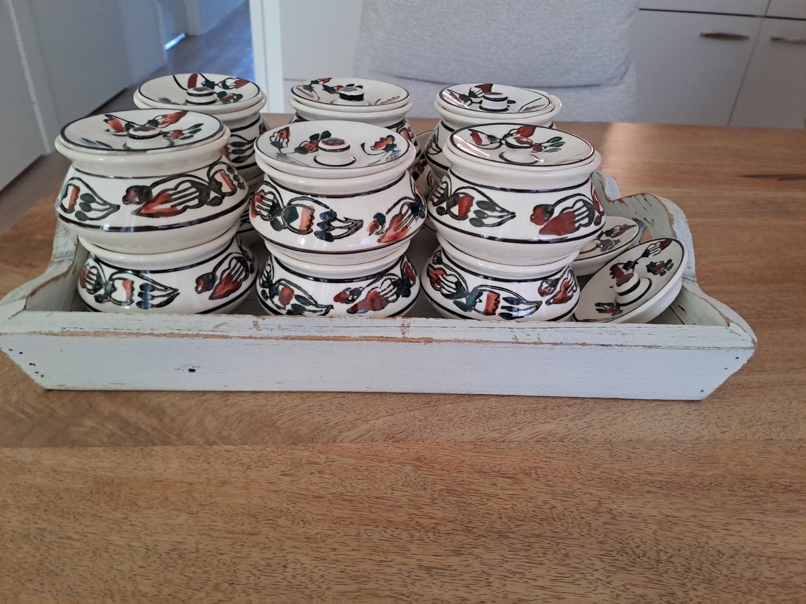 14 Kulfi potjes - suikerpotjes, sieradenpotjes, sausbakjes, Ophalen