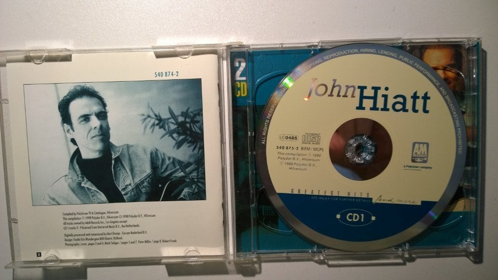John Hiatt - Greatest Hits And More, Ophalen of Verzenden, Zo goed als nieuw, Pop, Album