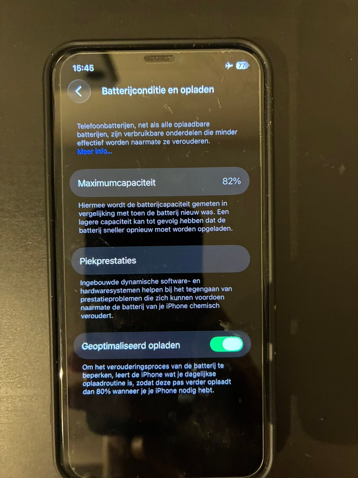 Iphone 11pro 256 gb, Telecommunicatie, 256 GB, Gebruikt, Ophalen of Verzenden, 82 %