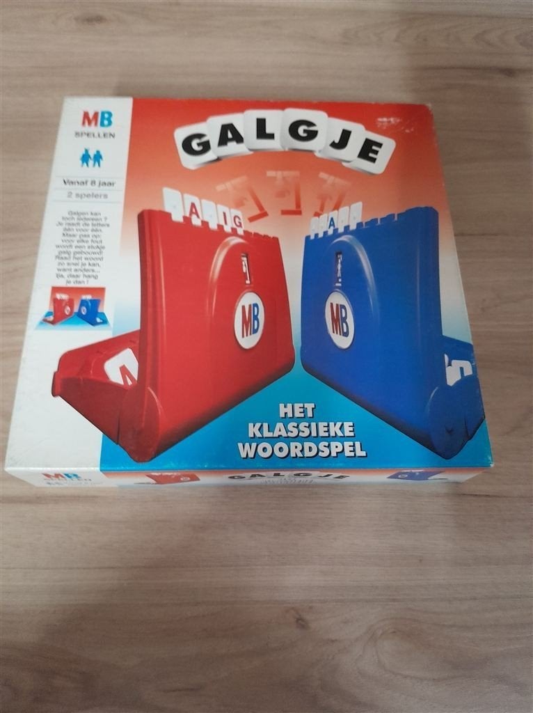 galgje met twee bakjes - s3310, Hobby en Vrije tijd, Gezelschapsspellen | Bordspellen, Verzenden, Zo goed als nieuw