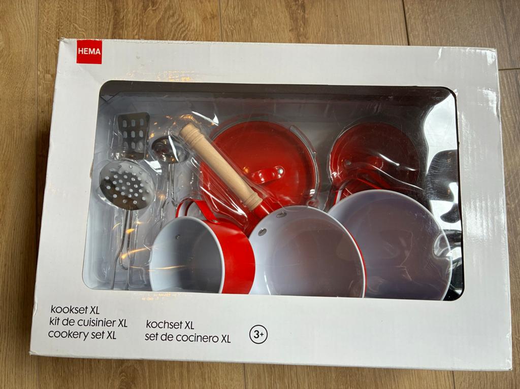 HEMA Kookset voor kinderen, Ophalen, Nieuw, Overige materialen, Speelkeuken-accessoire