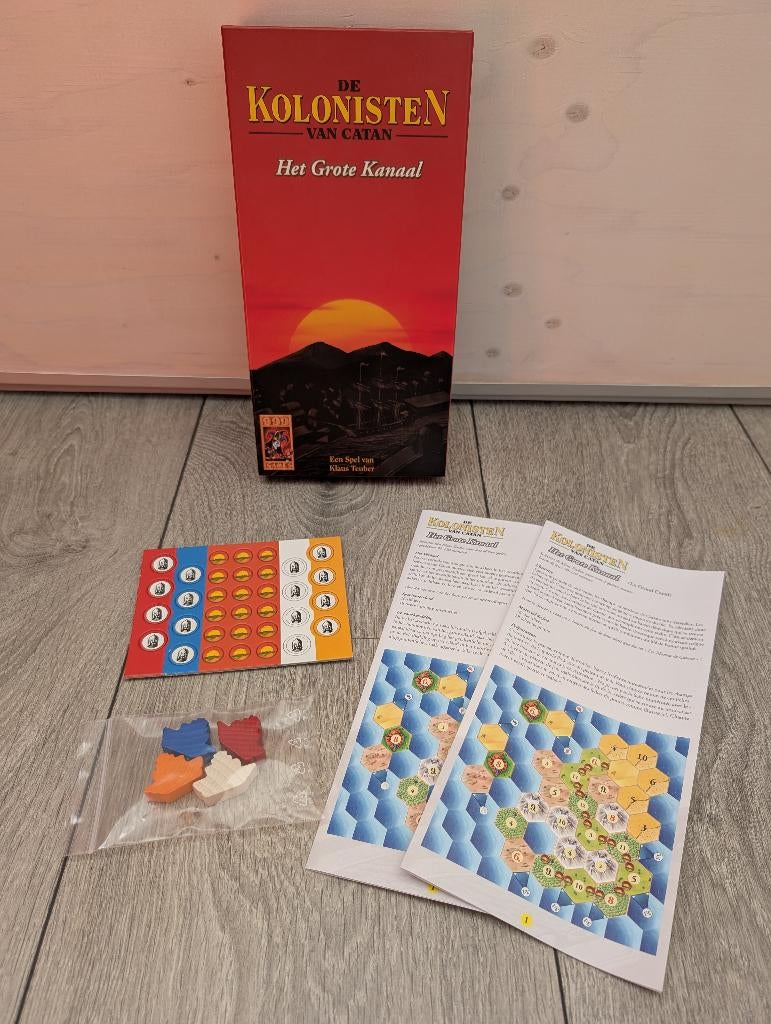 De kolonisten van Catan - Het grote kanaal, Een of twee spelers, Ophalen of Verzenden, Zo goed als nieuw, 999 Games