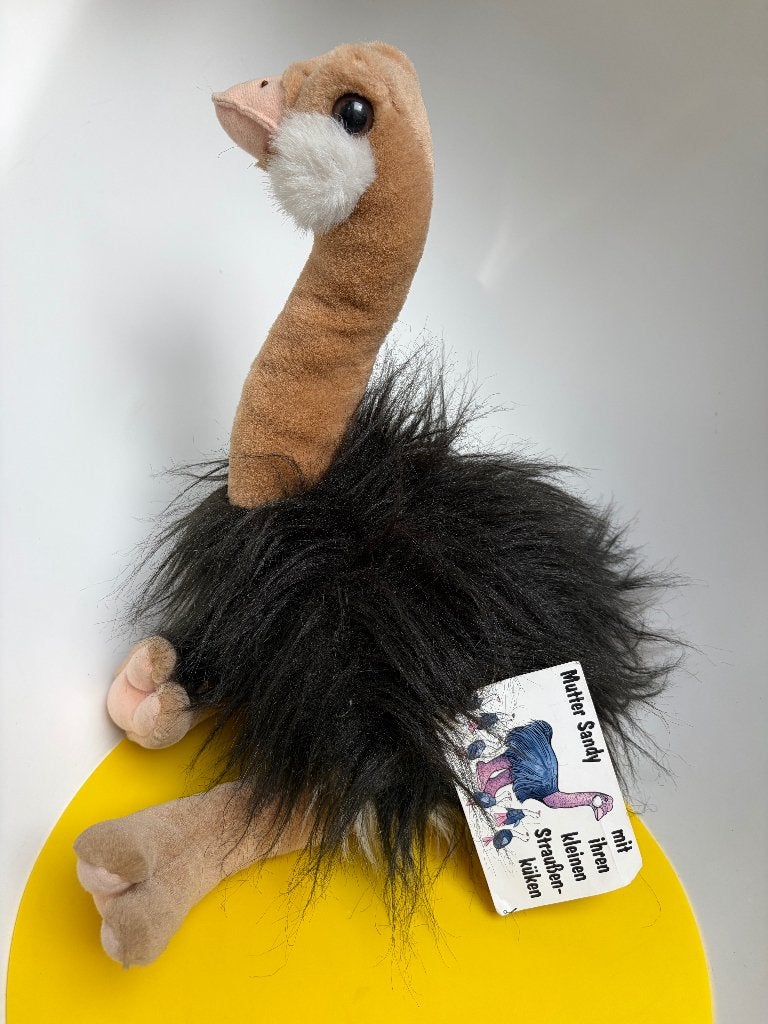 K4367 Mutter Sandy struisvogel met kleintjes van Haren, Ophalen of Verzenden, Nieuw, Overige typen