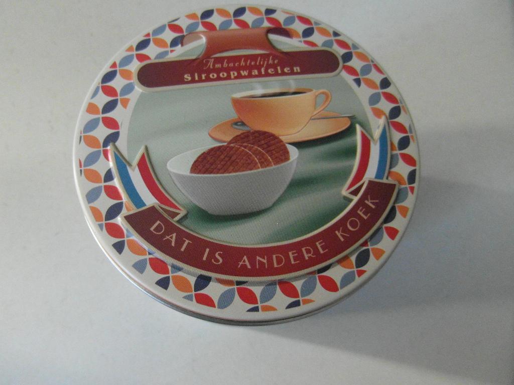 Blik ambachtelijke siroopwafels, Ophalen of Verzenden, Zo goed als nieuw, Overige, Overige merken