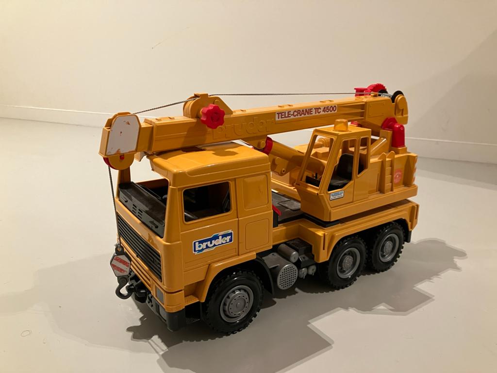 Bruder Tele-Crane TC 4500 Hijskraan, Kinderen en Baby's, Speelgoed | Speelgoedvoertuigen, Ophalen