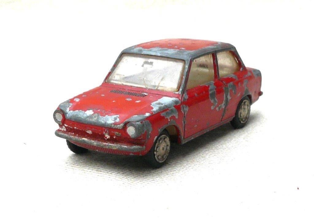 Lion Toys Daf 44 1e generatie 1966, metalen koplampen., Ophalen of Verzenden, Gebruikt, Auto, Overige merken